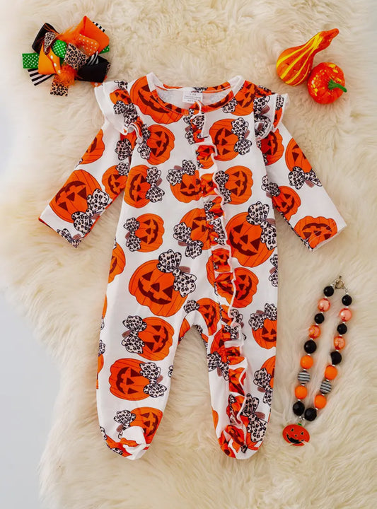 Pretty pumpkin onesie - CLEARANCE