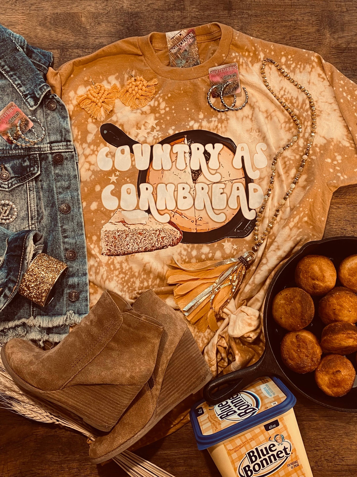 Country As Cornbread - Tee - CLEARANCE