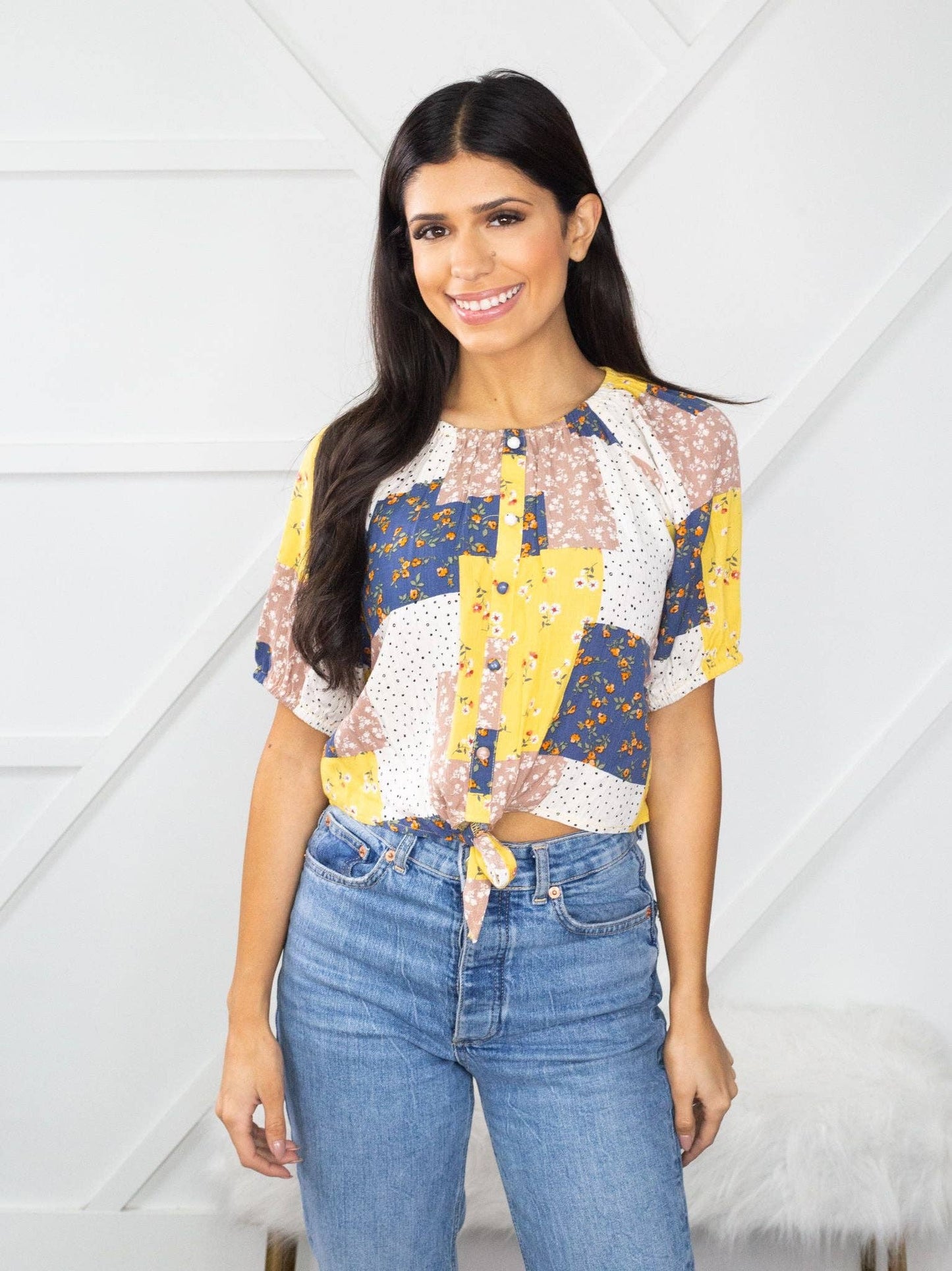 Free the People Boho Pattern Top - CLEARANCE