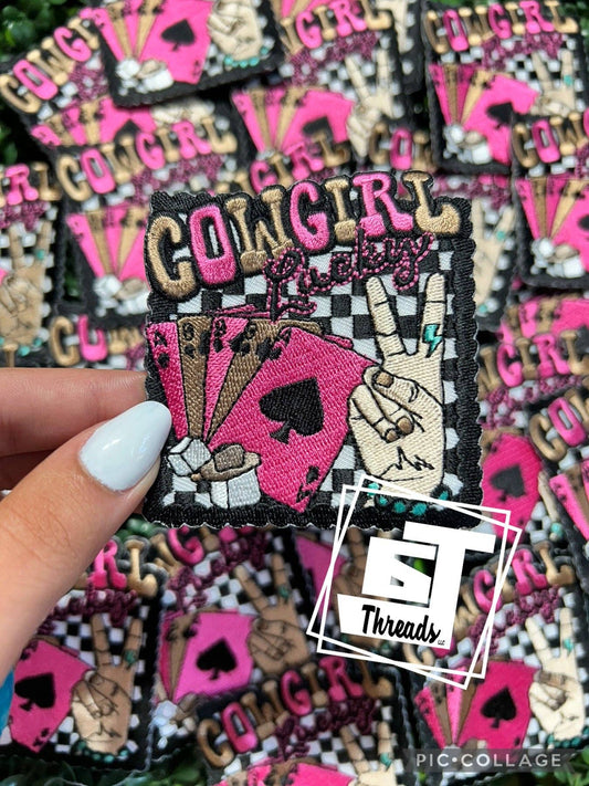 6j Threads LLC - Cowgirl Lucky....Cap Patches Only