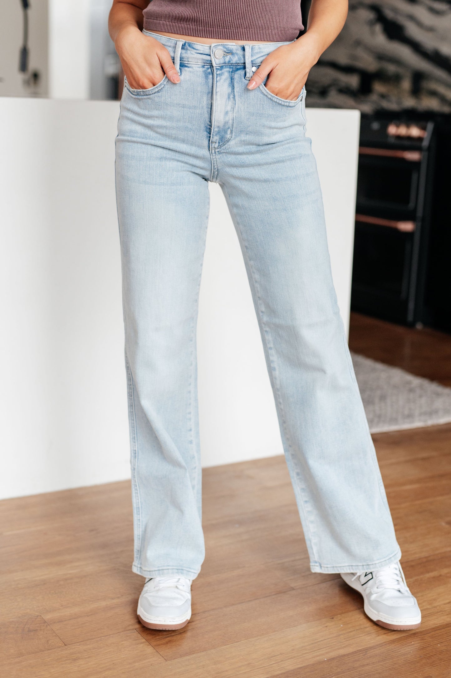 Brooke High Rise Control Top Vintage Wash Straight Jeans - ONLINE EXCLUSIVE!