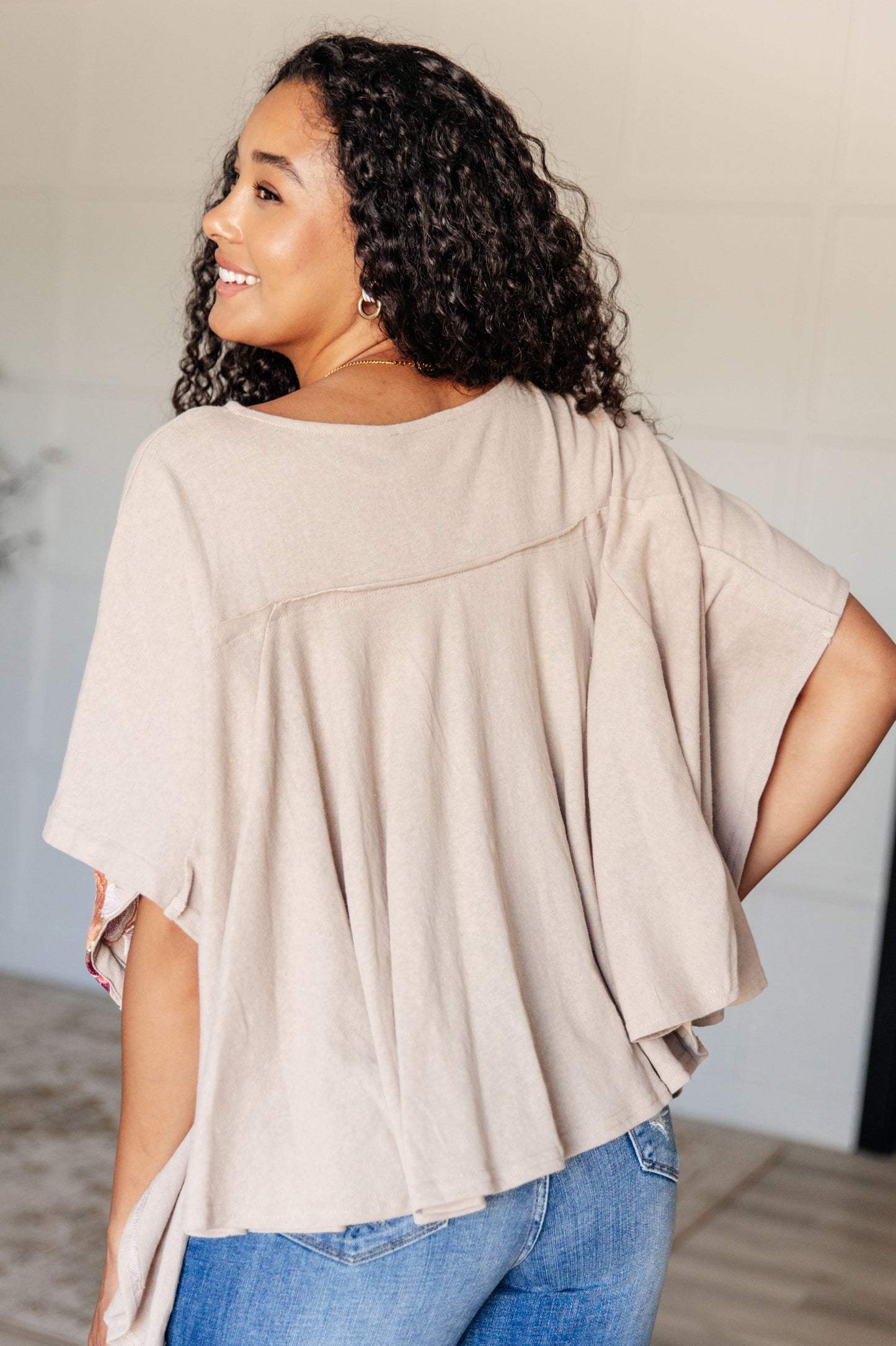 Isabel Embroidered Tunic in Mocha - ONLINE EXCLUSIVE!