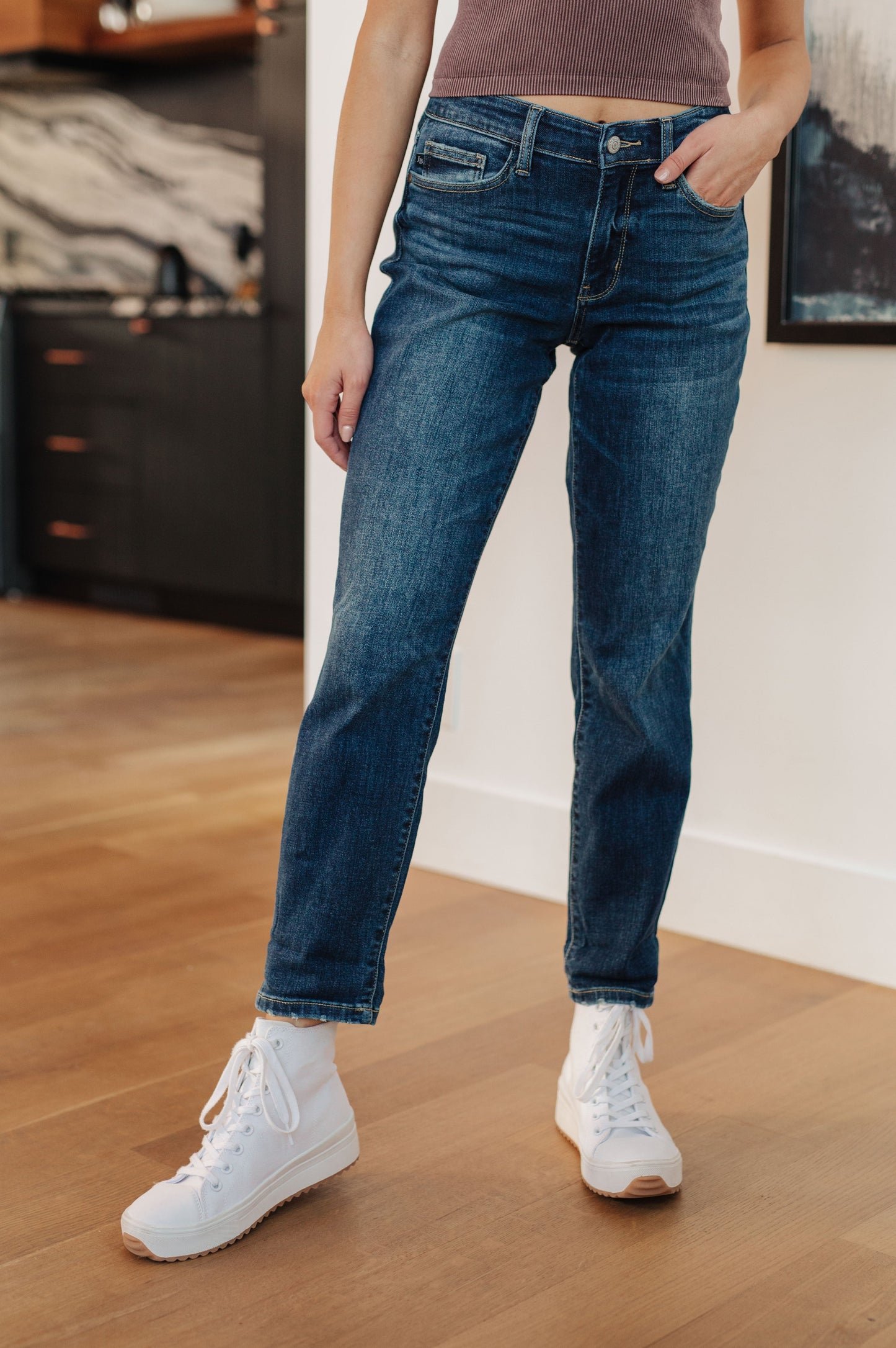 London Midrise Cuffed Boyfriend Jeans - ONLINE EXCLUSIVE!