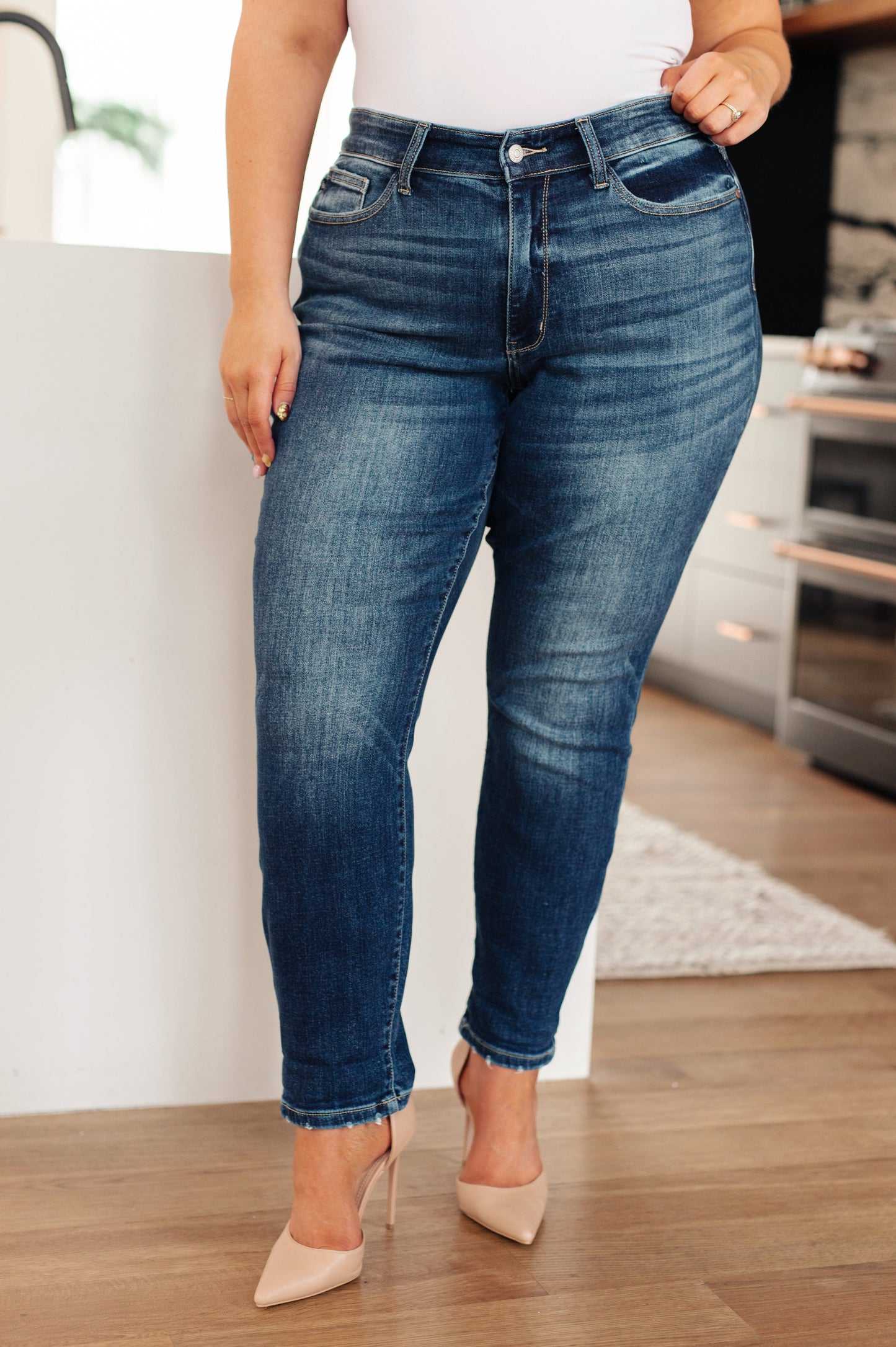 London Midrise Cuffed Boyfriend Jeans - ONLINE EXCLUSIVE!