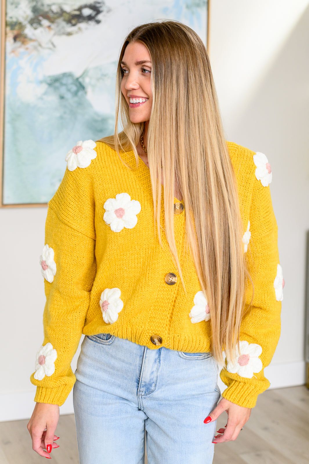 You're Enough Floral Cardigan - ONLINE EXCLUSIVE!