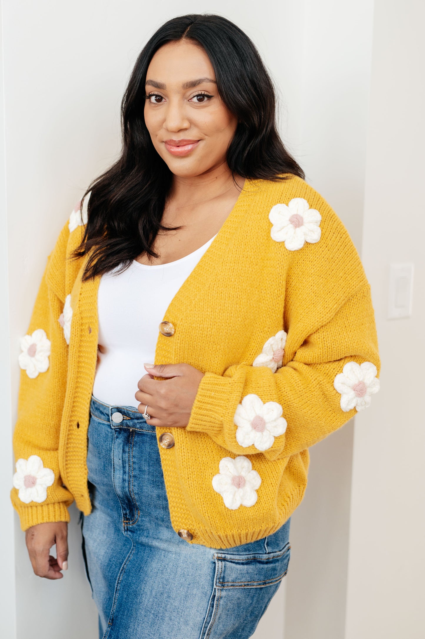 You're Enough Floral Cardigan - ONLINE EXCLUSIVE!