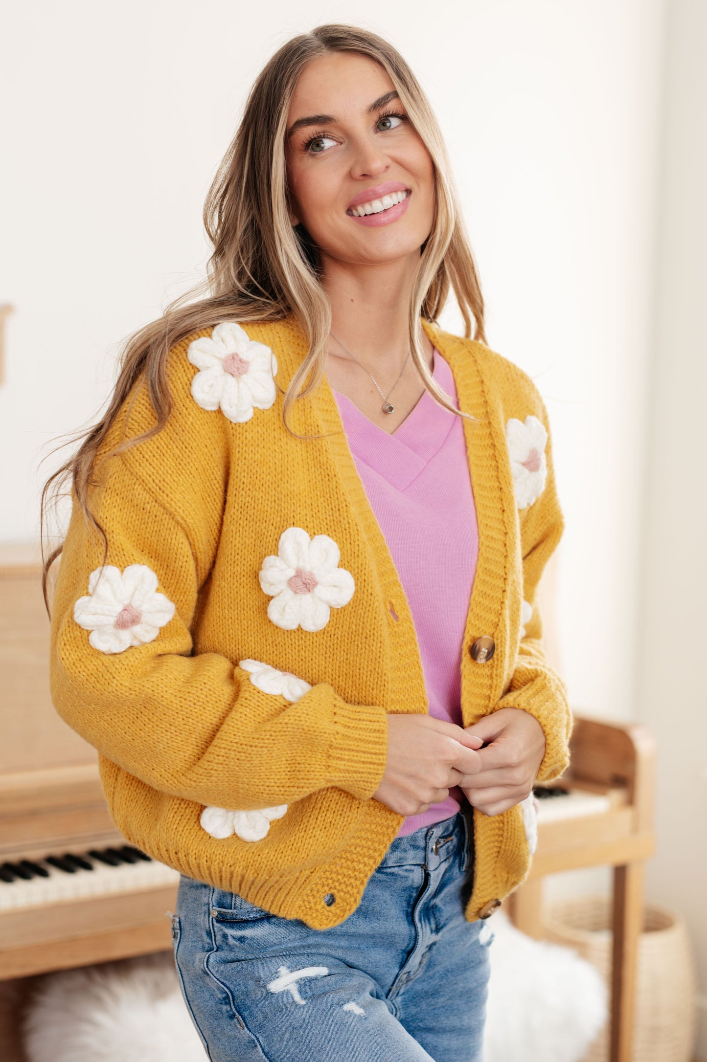 You're Enough Floral Cardigan - ONLINE EXCLUSIVE!