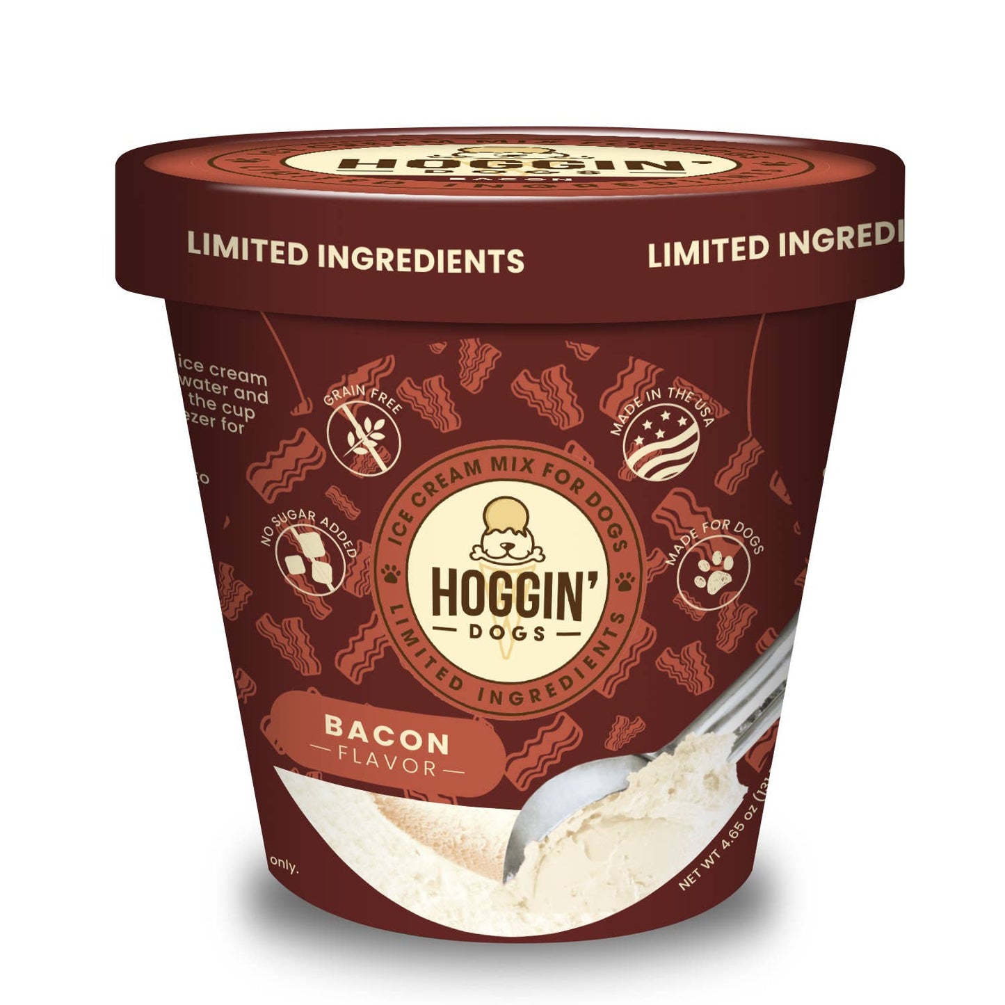 Puppy Cake LLC - Hoggin' Dogs No Sugar Added Ice Cream Mix for Dogs