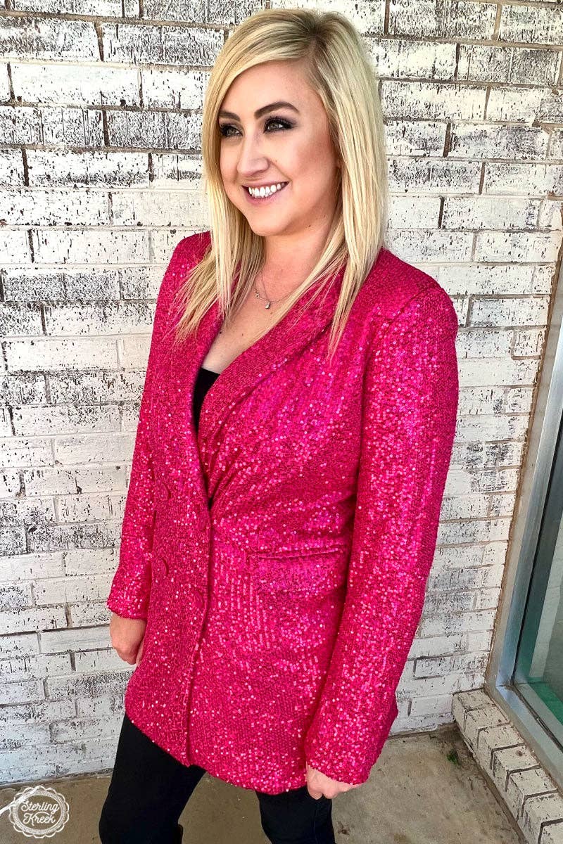 BLINGIN' BLAZER PINK