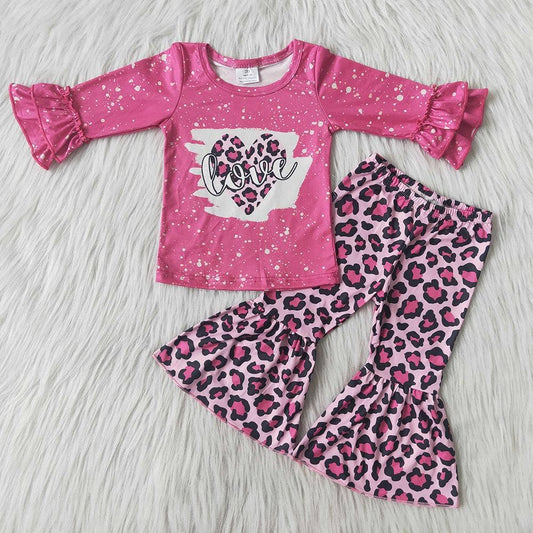 Hotpink leopard LOVE set