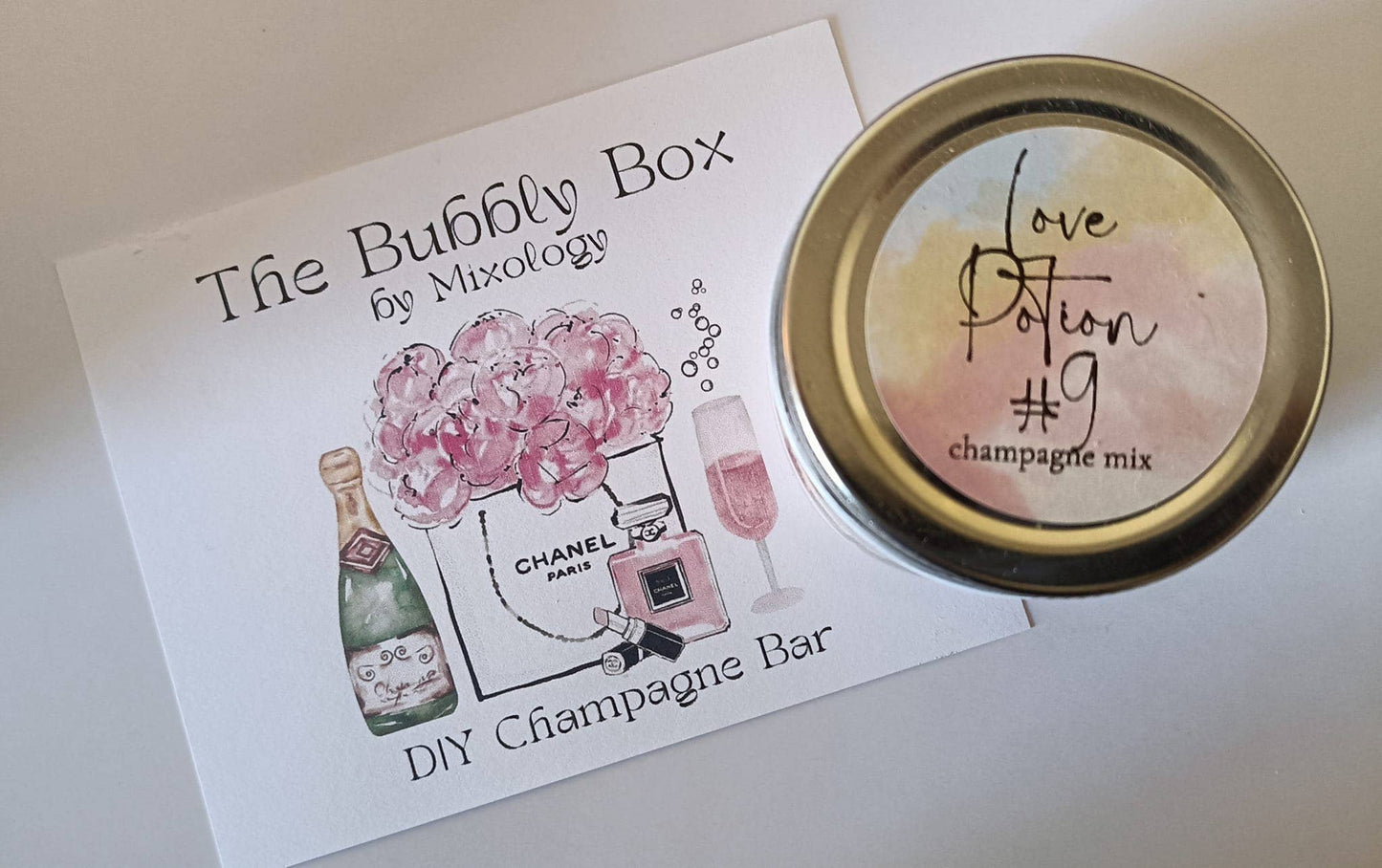 Mixology - The Bubbly Box- DIY Champagne Bar for 2