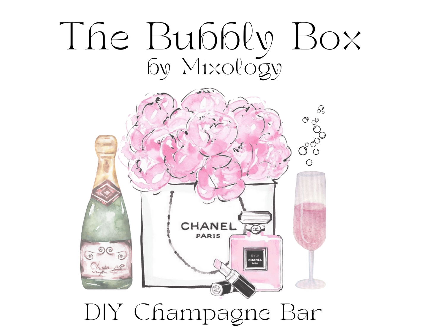 Mixology - The Bubbly Box- DIY Champagne Bar for 2