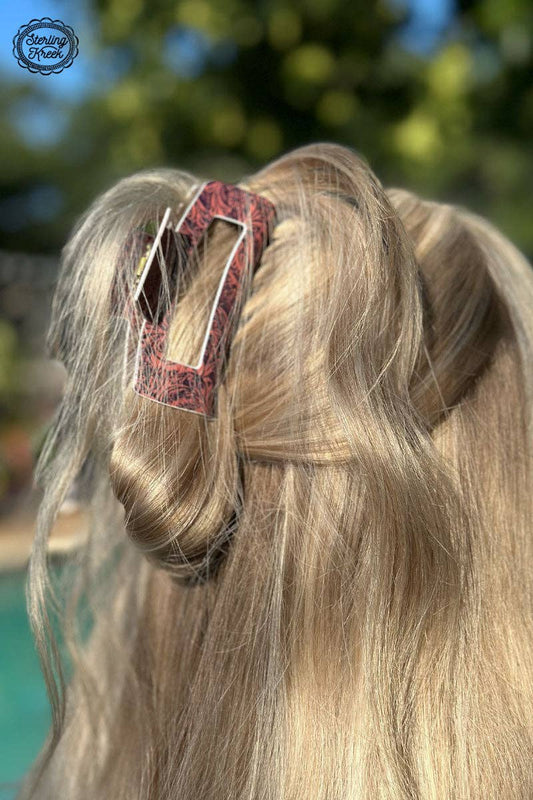 Tooled Babe Hair Clip