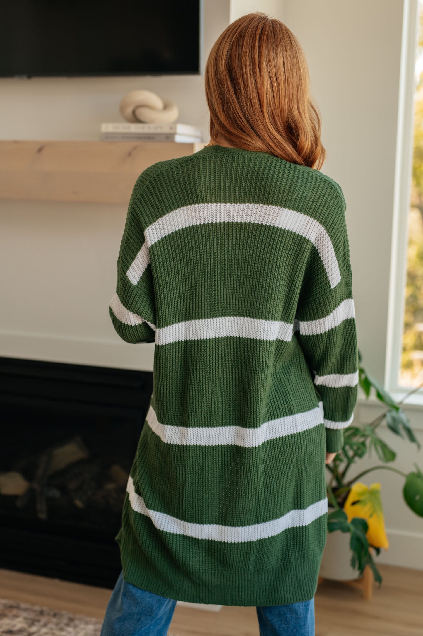 Brighter is Better Striped Cardigan in Green - ONLINE EXCLUSIVE!