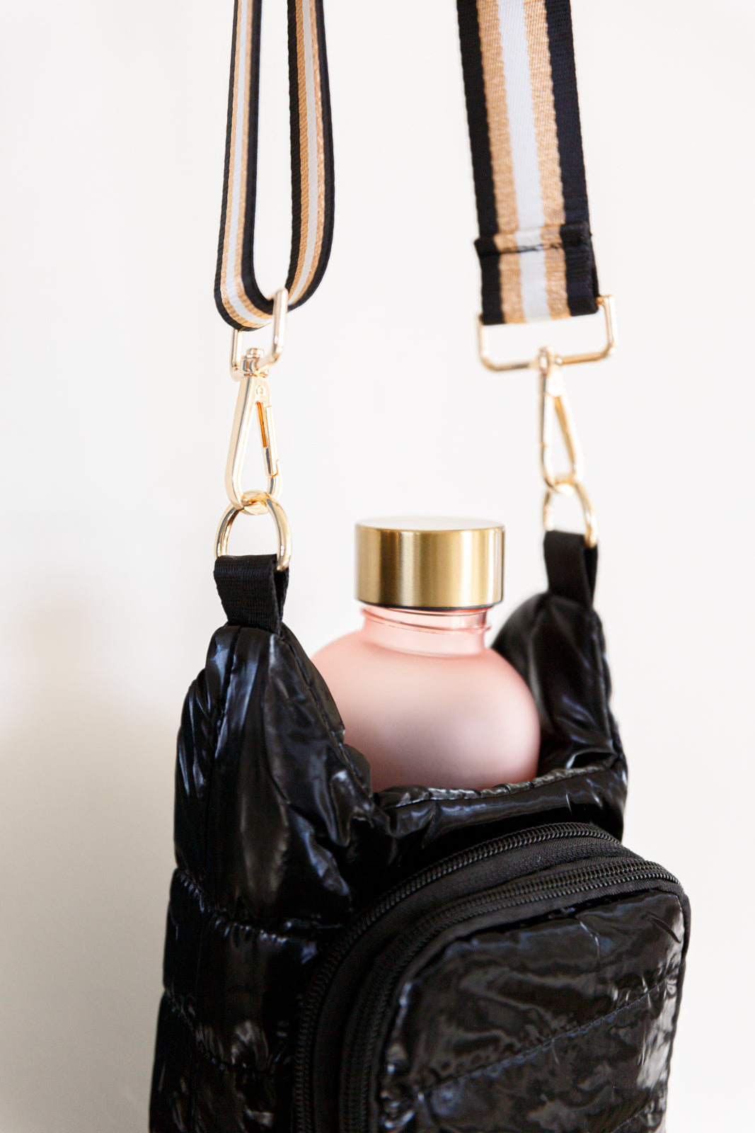 Gotcha Girl Puffer Tumbler Tote in Black - ONLINE EXCLUSIVE!