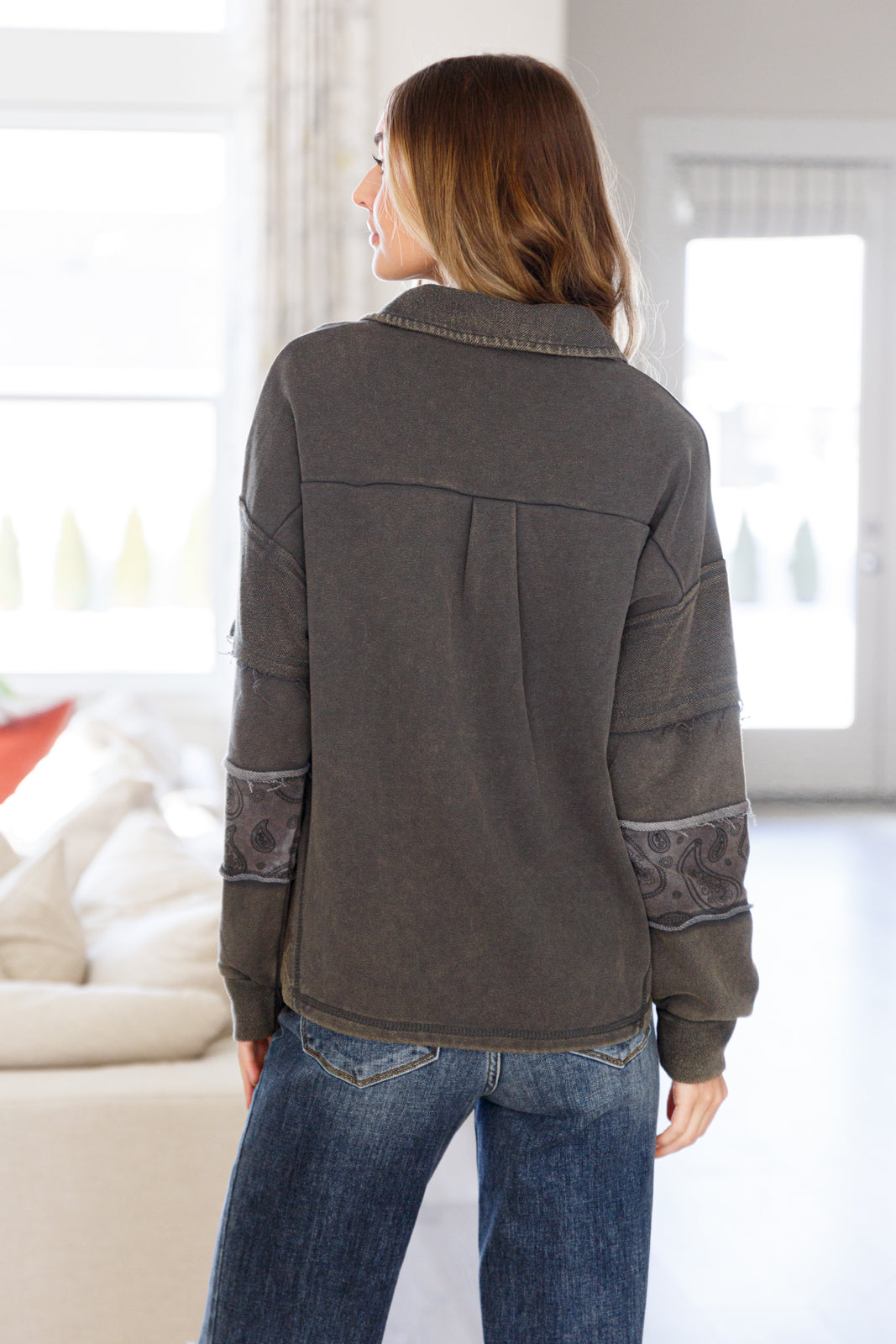 Moonstone Mineral Wash Pullover - ONLINE EXCLUSIVE!