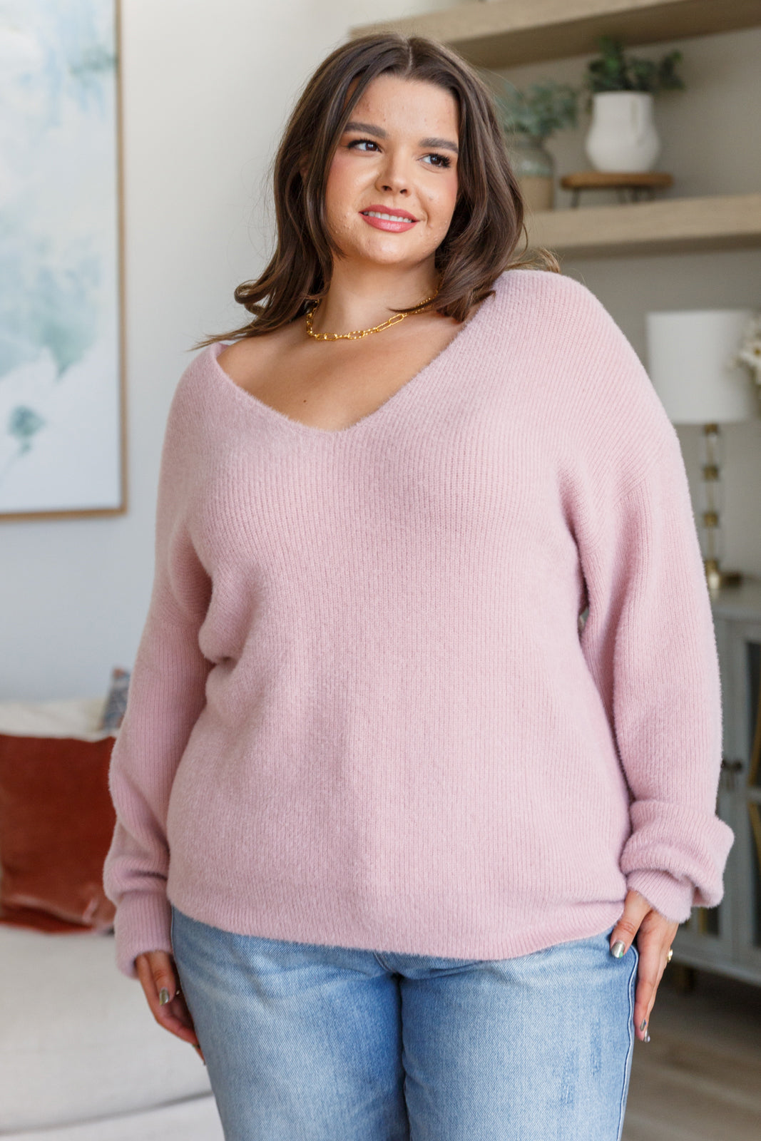 Plush Feelings V-Neck Sweater - ONLINE EXCLUSIVE!