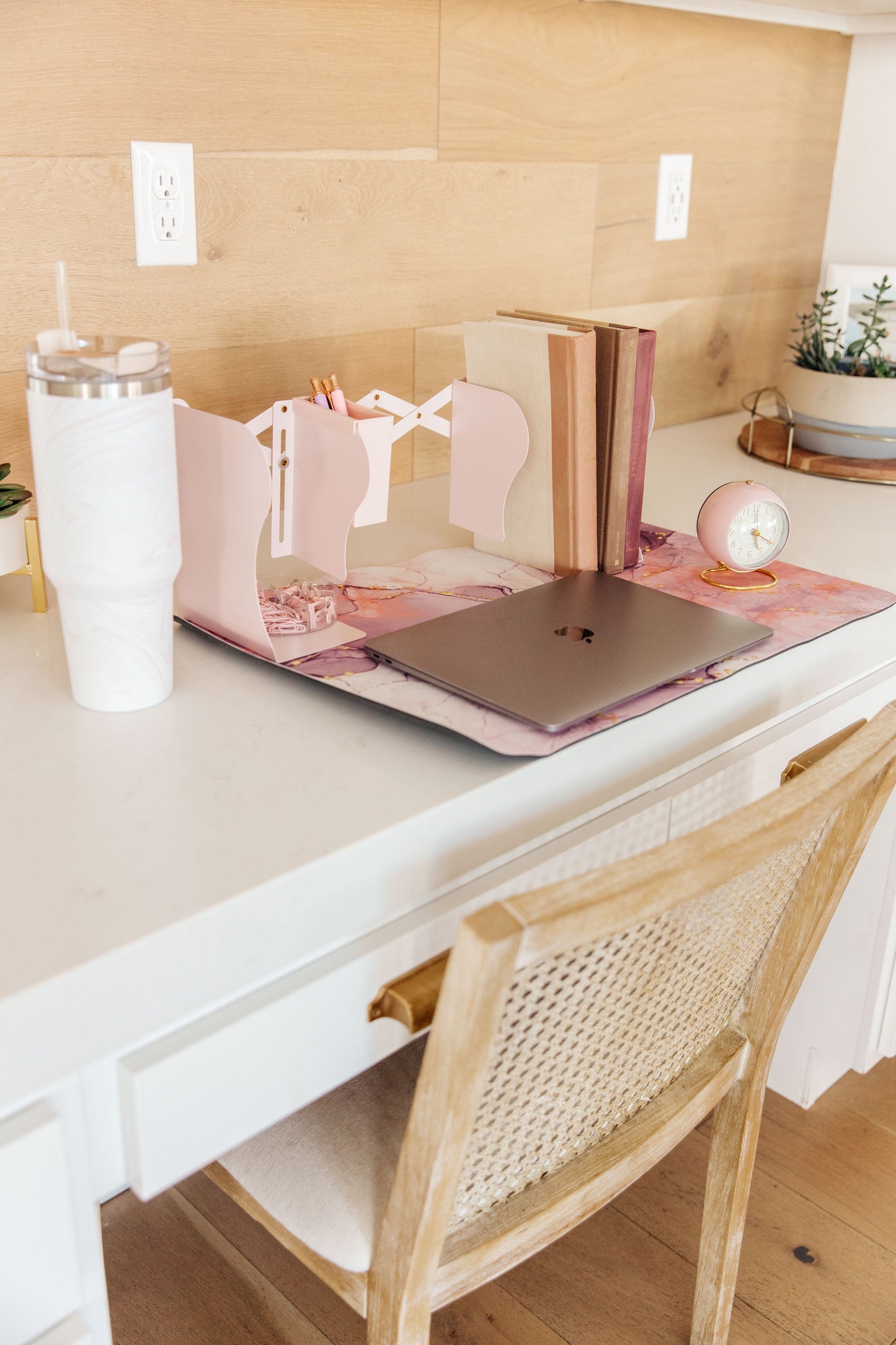 Say No More Luxury desk pad in Pink Marble - ONLINE EXCLUSIVE!