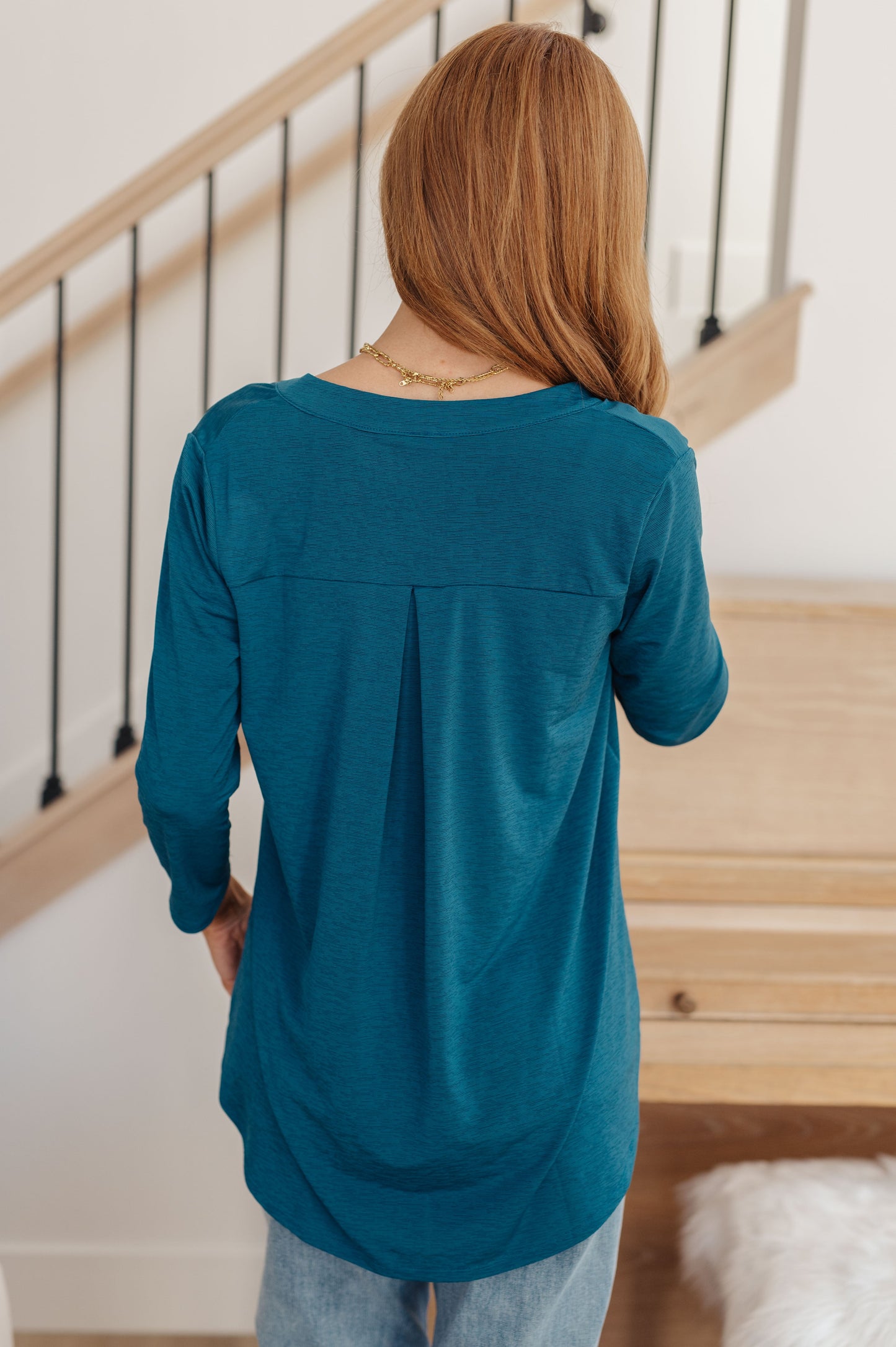 So Outstanding Top in Teal - ONLINE EXCLUSIVE!