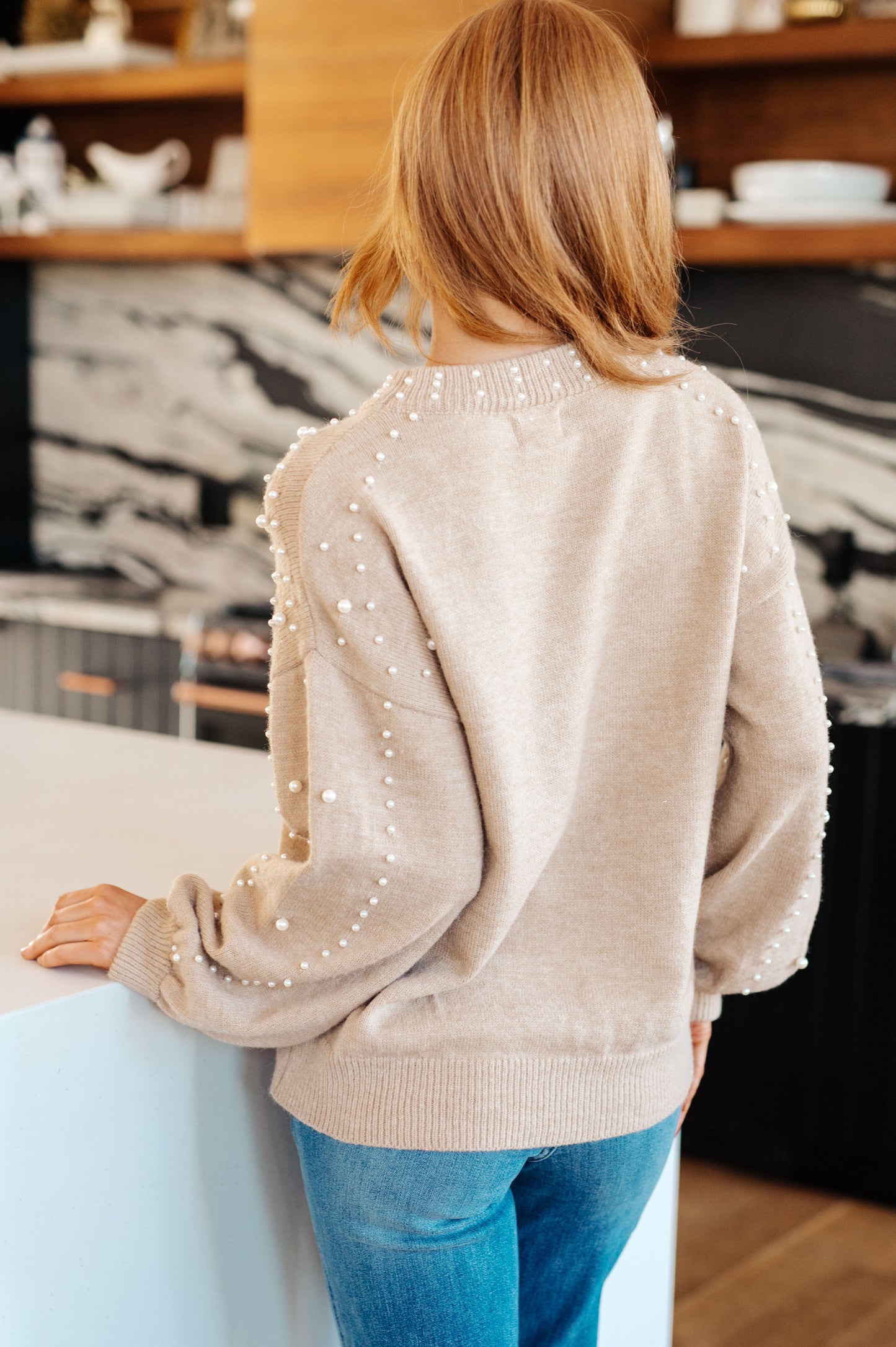 String Me Along Pearl Accent Sweater - ONLINE EXCLUSIVE!