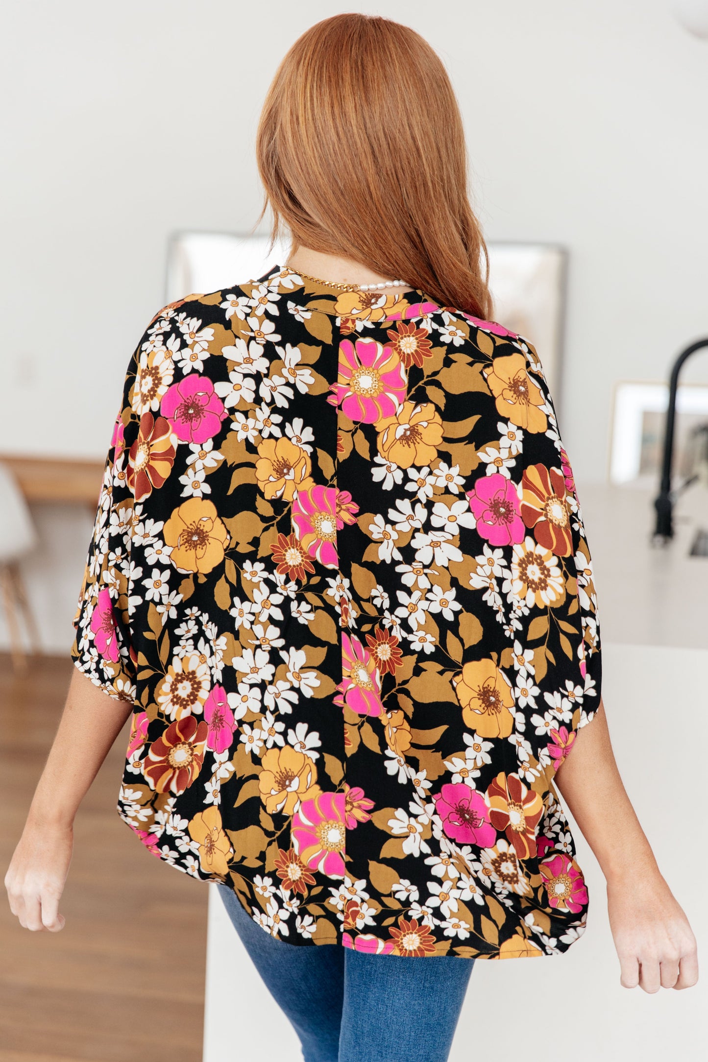 Take Another Chance Floral Print Top - ONLINE EXCLUSIVE!