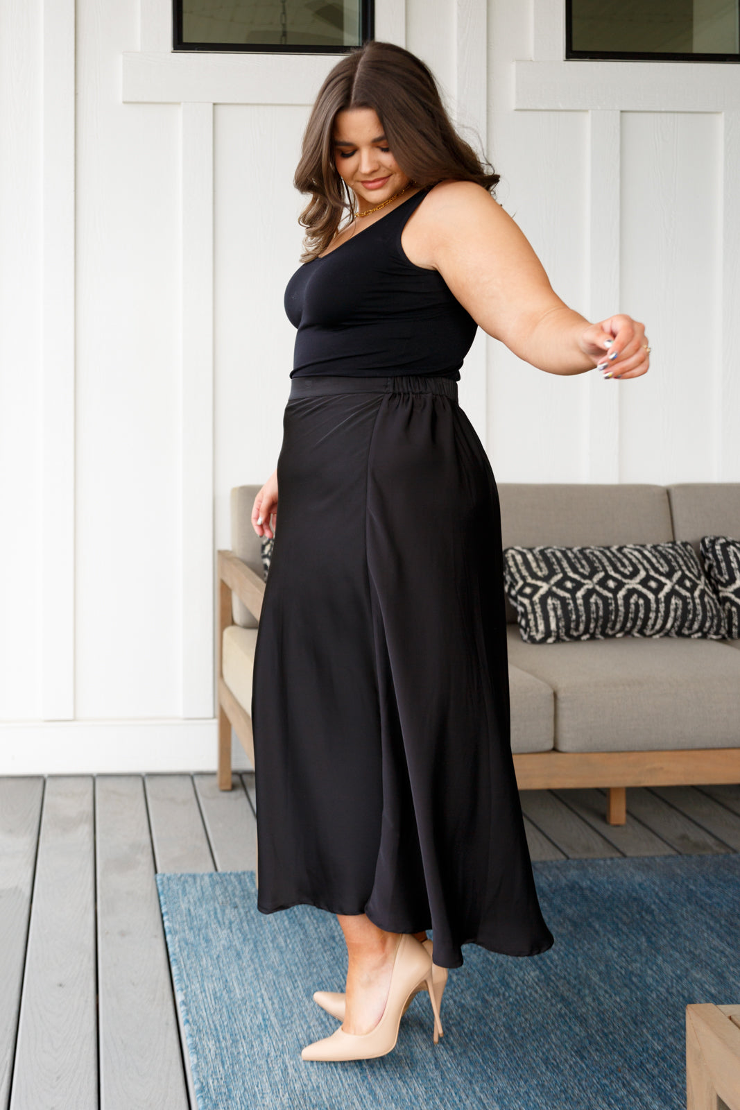 Timeless Tale Maxi Skirt in Black - ONLINE EXCLUSIVE!