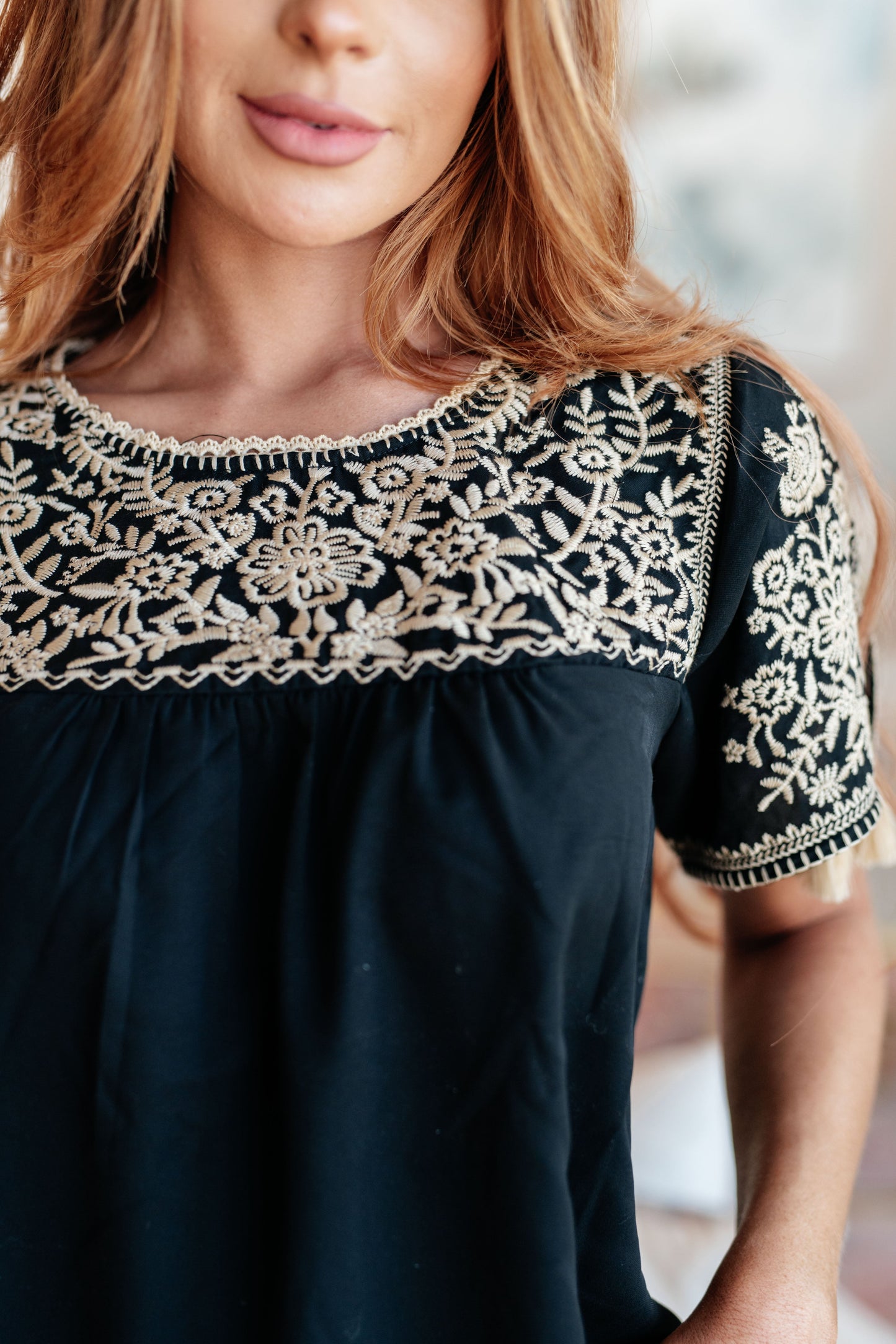 Try Again Embroidered Top - ONLINE EXCLUSIVE!