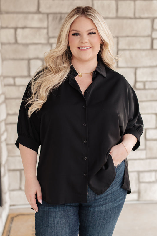 Turned Out Perfect Oversized Button Down Shirt - ONLINE EXCLUSIVE!