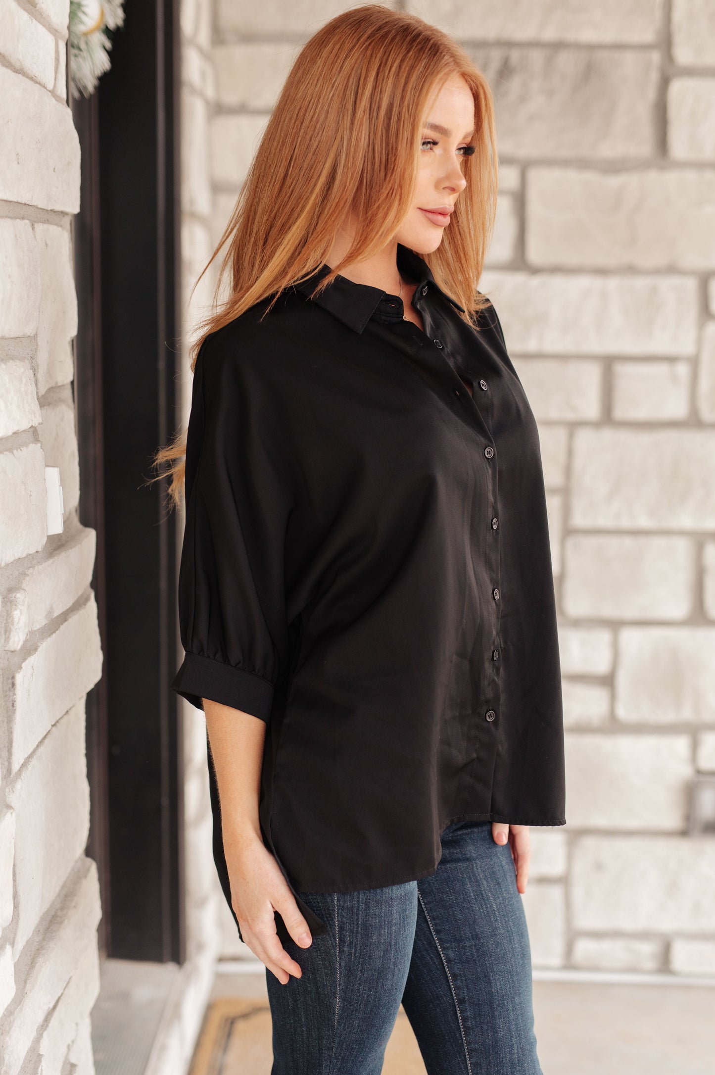 Turned Out Perfect Oversized Button Down Shirt - ONLINE EXCLUSIVE!