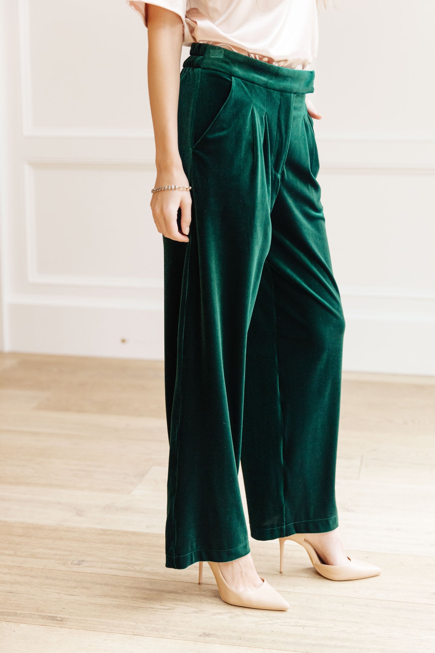 Velvet Elvis Wide Leg Velvet Pants - ONLINE EXCLUSIVE!