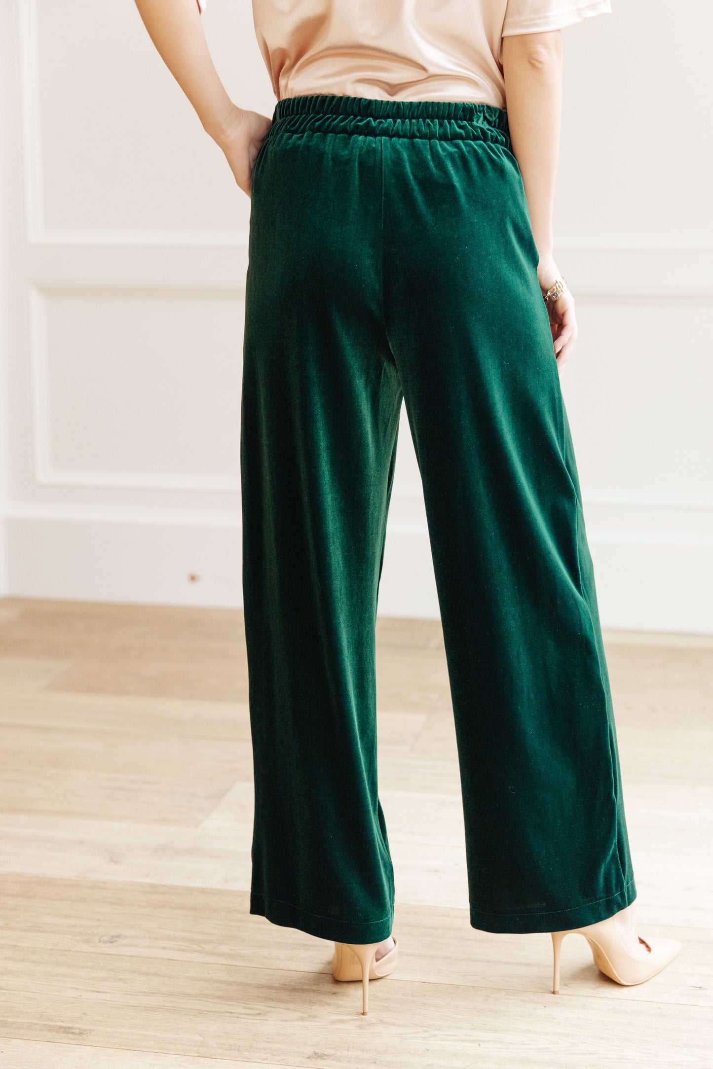 Velvet Elvis Wide Leg Velvet Pants - ONLINE EXCLUSIVE!