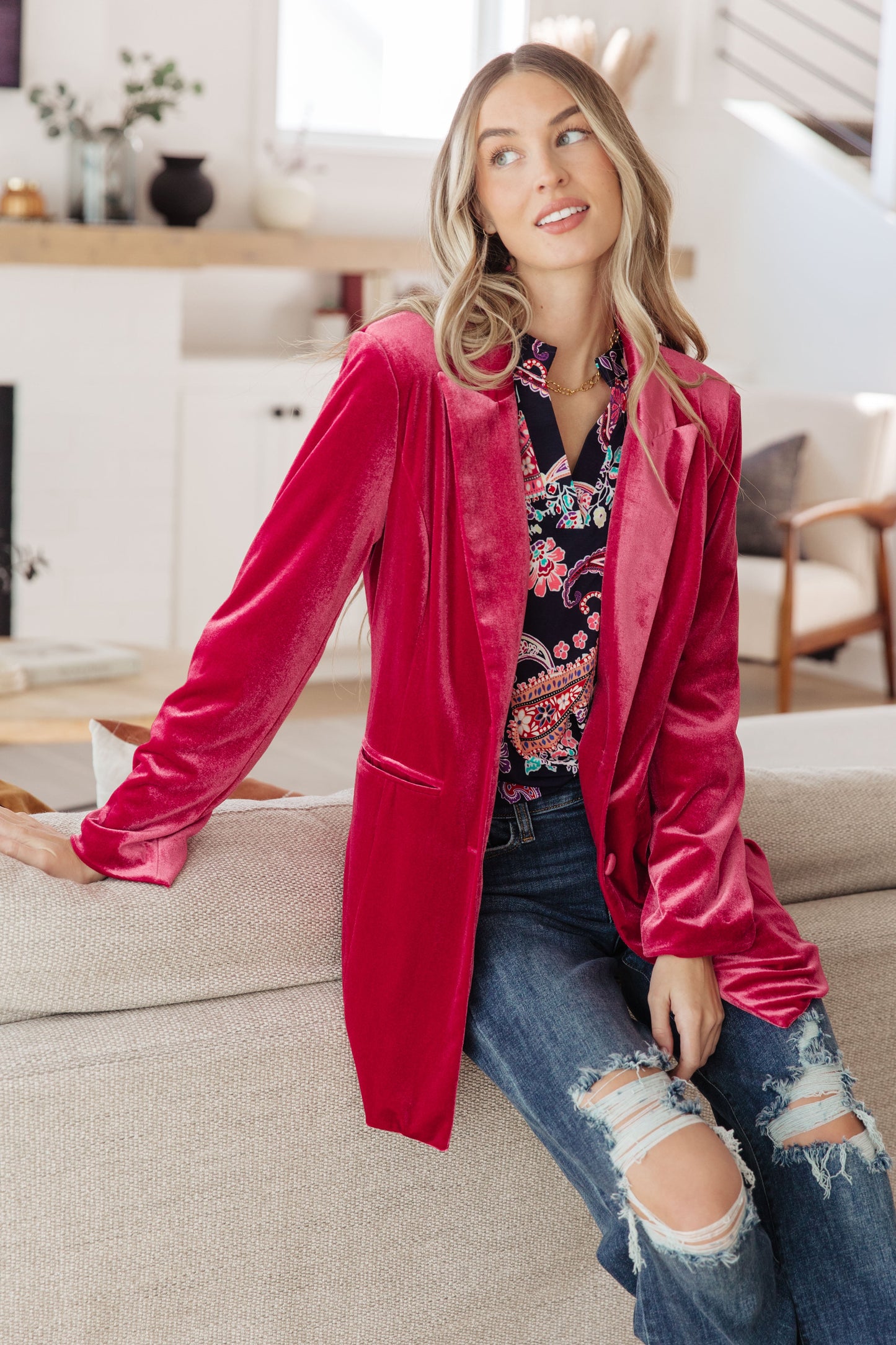 Verity Velvet Blazer - ONLINE EXCLUSIVE!