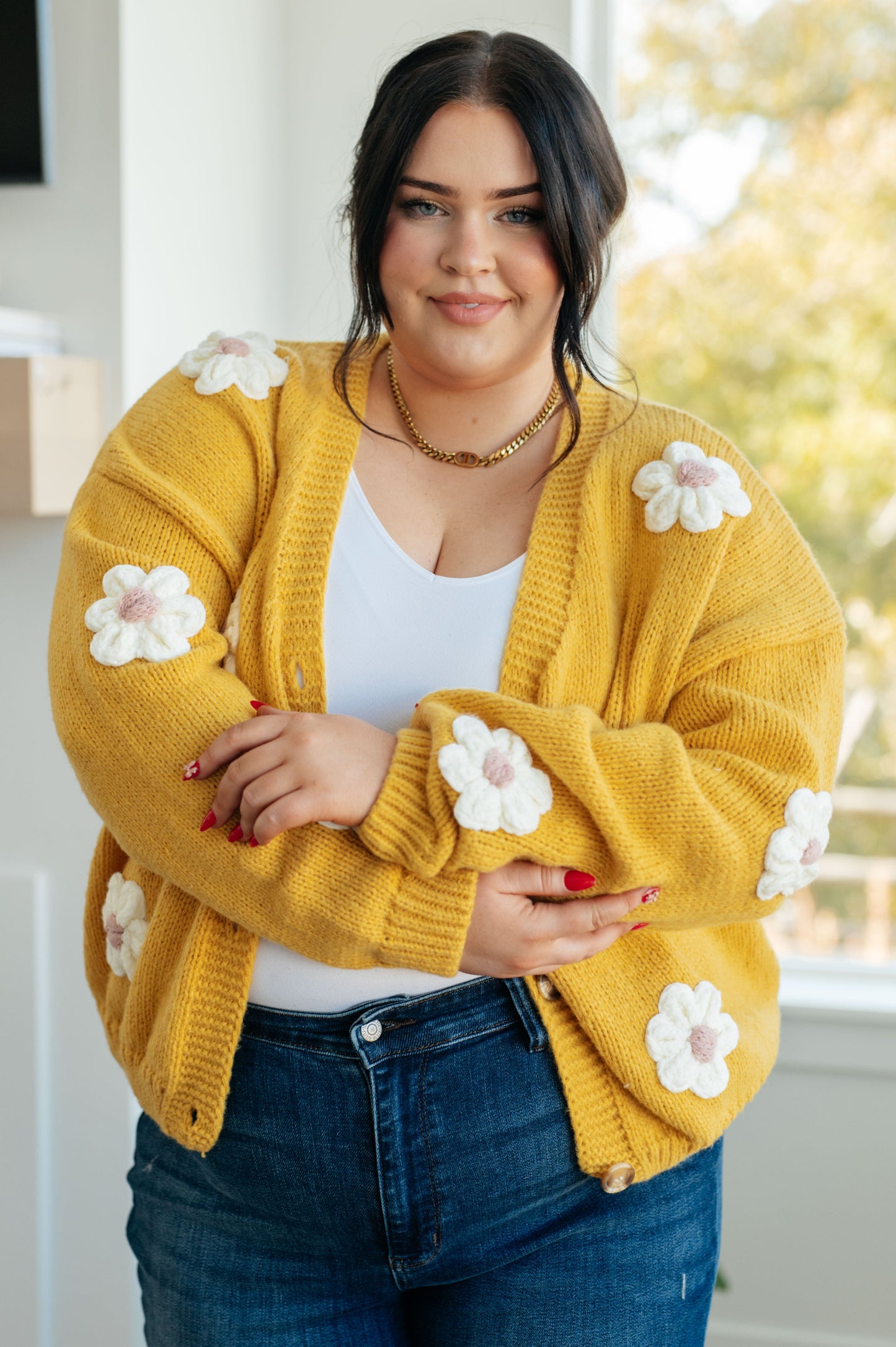 You're Enough Floral Cardigan - ONLINE EXCLUSIVE!