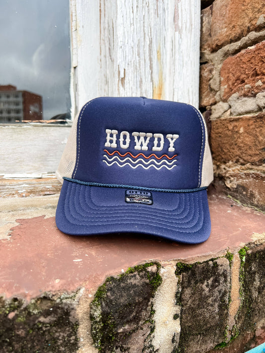 Howdy Wave Foam Trucker